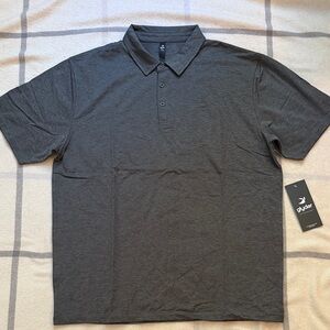 Glyder Grey Fairway Polo Short Sleeve Shirt Men’s Large